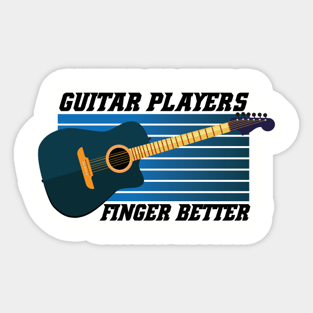 Guitar players store finger better